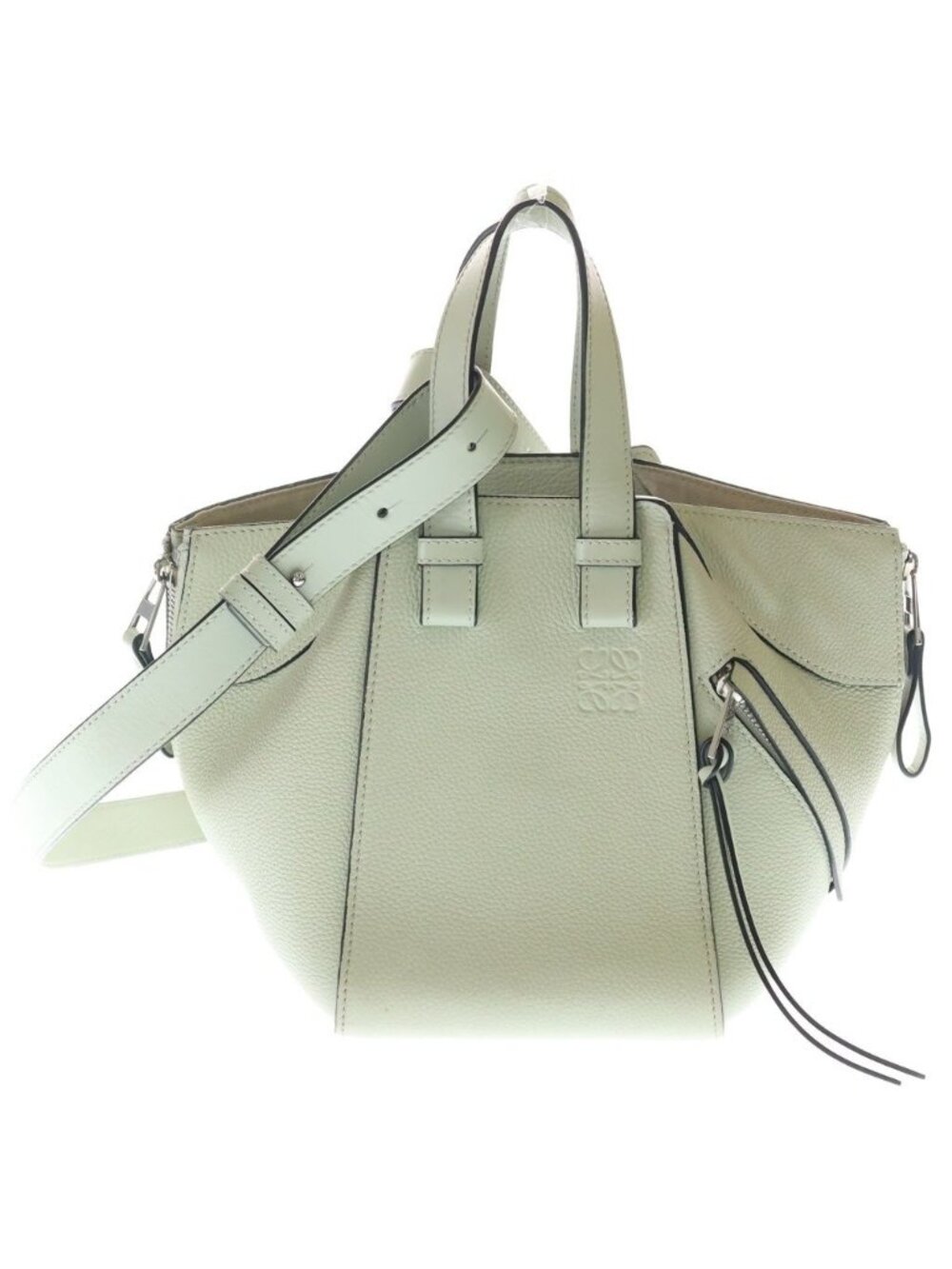Loewe Hammock Compact Shoulder Bag Light Green
